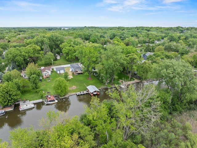 28271 W Stewart Ave, Spring Grove, IL 60081 - view of subject property featuring a nearby body of water and a heavily wooded area