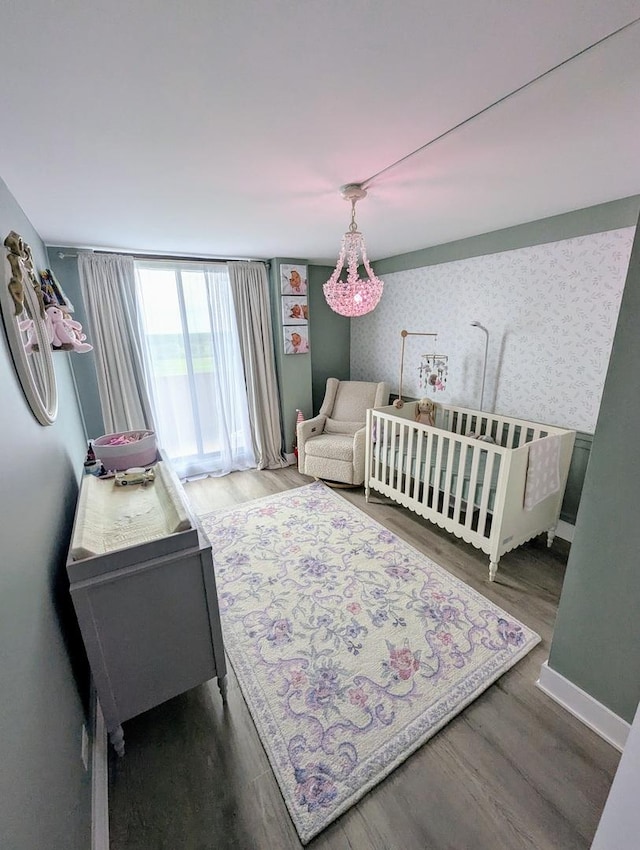 465 W Dominion Dr Unit 1304, Wood Dale, IL 60191 - bedroom with wood finished floors and baseboards