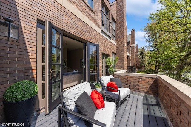 509 Burr Oak Pl, Hinsdale, IL 60521 - view of wooden deck