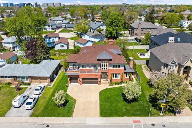 8260 W Argyle St, Norridge, IL 60706 - aerial perspective of suburban area