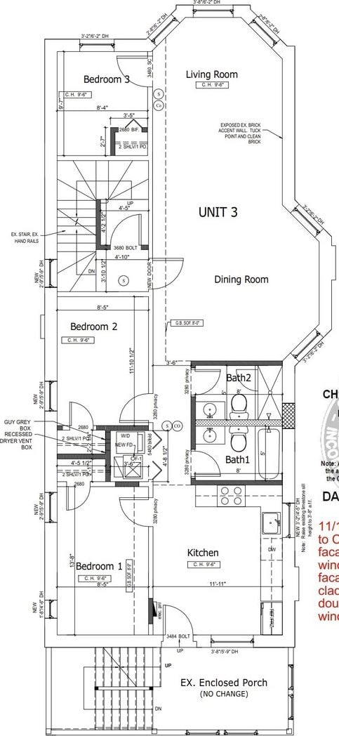 2151 W Cortez St, Chicago, IL 60622 - property floor plan