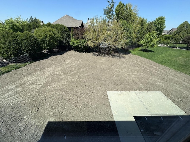 view of patio with fence