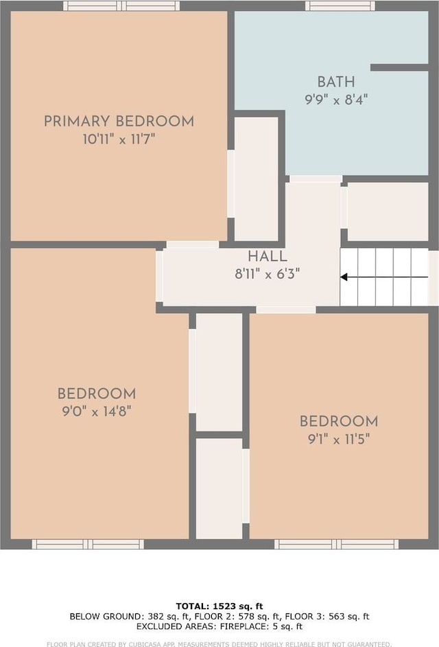 8909 S 85th Ct, Hickory Hills, IL 60457 - floor plan / room layout