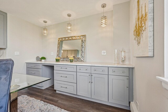 40 N Tower Rd Unit 3G, Oak Brook, IL 60523 - bathroom with wood finished floors and vanity