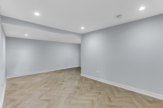1315 S Kolin Ave, Chicago, IL 60623 - spare room featuring baseboards and recessed lighting