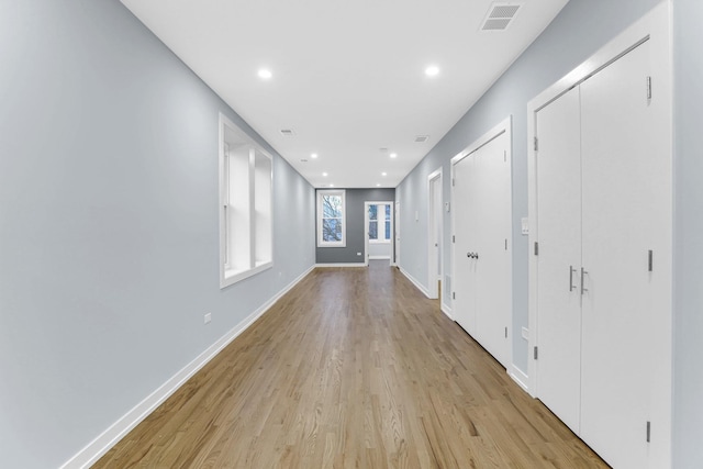 1315 S Kolin Ave, Chicago, IL 60623 - hallway with light wood-style floors, recessed lighting, and baseboards