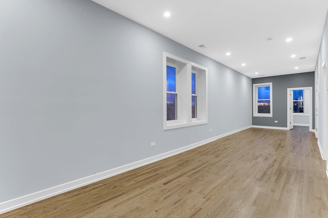 1315 S Kolin Ave, Chicago, IL 60623 - empty room with light wood-style floors, baseboards, and recessed lighting