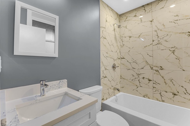 1315 S Kolin Ave, Chicago, IL 60623 - full bathroom with toilet, vanity, and shower / washtub combination