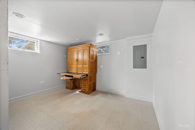 15322 Woodmar Dr, Orland Park, IL 60462 - interior space with electric panel, baseboards, and light floors