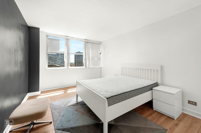 6301 N Sheridan Rd Unit 19O, Chicago, IL 60660 - bedroom featuring light wood-type flooring and baseboards