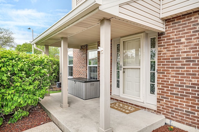 8530 Westberry Ln, Tinley Park, IL 60487 - entrance to property with brick siding and covered porch