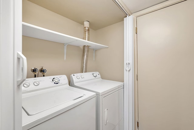 8530 Westberry Ln, Tinley Park, IL 60487 - clothes washing area with separate washer and dryer