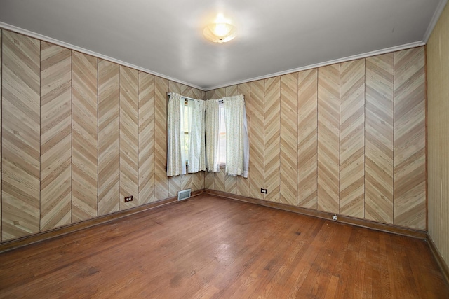 11125 S Fairfield Ave, Chicago, IL 60655 - empty room featuring hardwood / wood-style flooring and ornamental molding