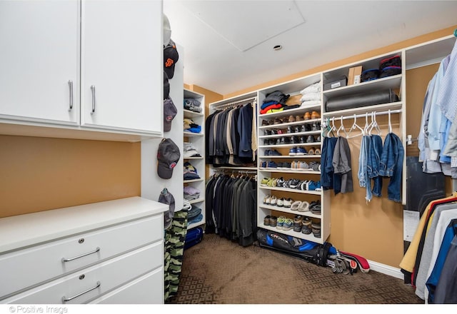 21 E Huron St Unit 3204, Chicago, IL 60611 - spacious closet with carpet and attic access
