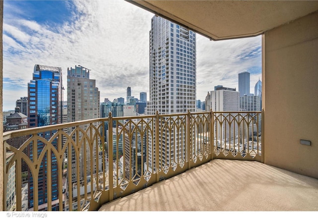 21 E Huron St Unit 3204, Chicago, IL 60611 - balcony featuring a view of skyline
