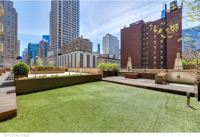 21 E Huron St Unit 3204, Chicago, IL 60611 - view of yard with a skyline view