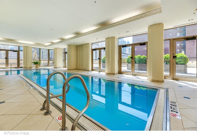 21 E Huron St Unit 3204, Chicago, IL 60611 - indoor community pool featuring french doors