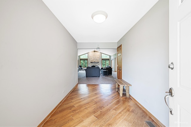 14801 Jean Ct, Oak Forest, IL 60452 - hallway with light wood-style floors and baseboards