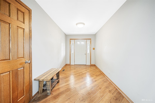 14801 Jean Ct, Oak Forest, IL 60452 - foyer entrance with light wood-type flooring and baseboards