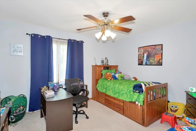 975 S Laura Ln, Coal City, IL 60416 - carpeted bedroom featuring ceiling fan