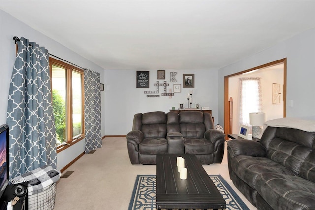 975 S Laura Ln, Coal City, IL 60416 - living room with baseboards and light colored carpet