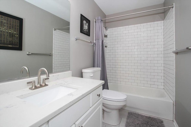 1207 Angle Tarn, West Dundee, IL 60118 - bathroom with toilet, shower / tub combo, and vanity