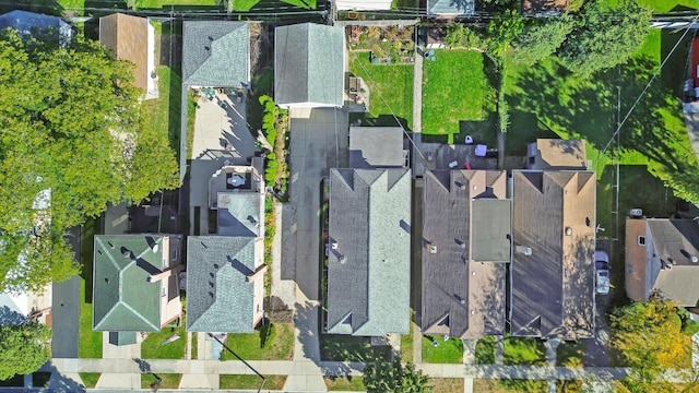 aerial overview of property's location featuring nearby suburban area