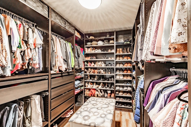 3080 Wickenden Ave, Elgin, IL 60124 - walk in closet featuring wood finished floors