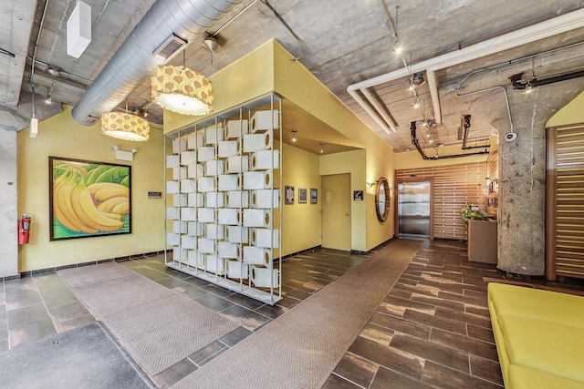 view of reception area