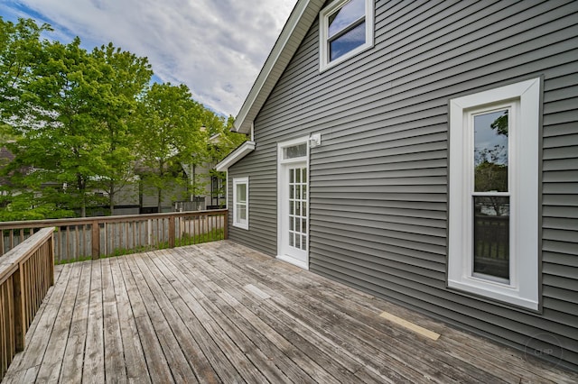 125 Arbor Ave, West Chicago, IL 60185 - view of wooden deck