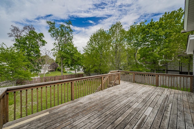 125 Arbor Ave, West Chicago, IL 60185 - view of wooden deck