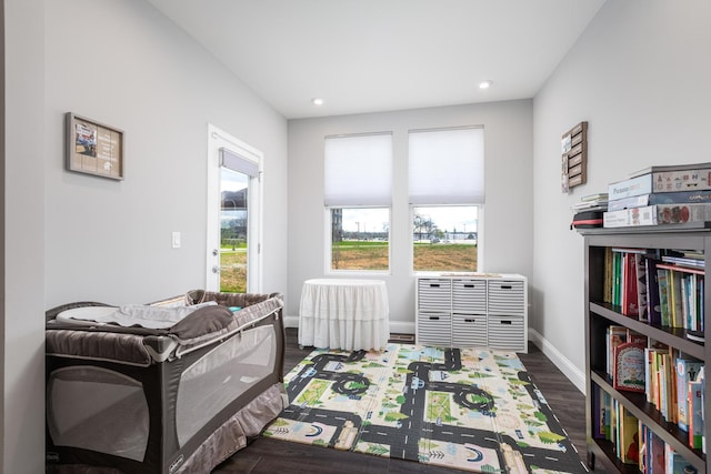 2234 Weatherbee Ln, Naperville, IL 60563 - bedroom featuring dark wood-type flooring and recessed lighting
