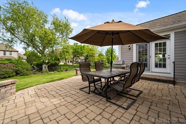 1123 Redbud Ln, Sugar Grove, IL 60554 - view of patio featuring outdoor dining space