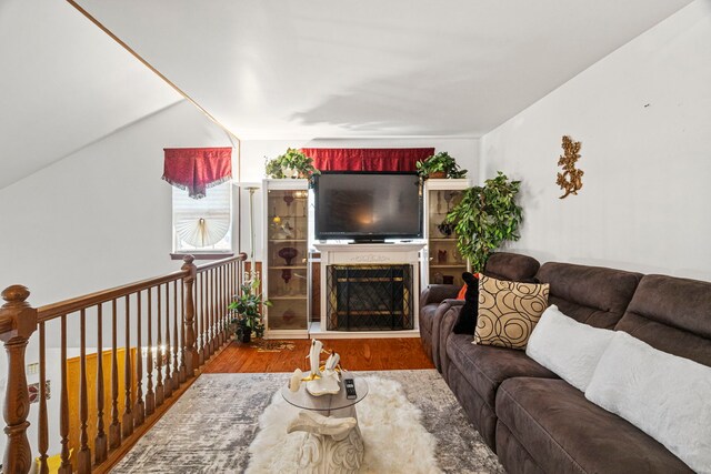 21220 Silktree Cir, Plainfield, IL 60544 - living room with wood finished floors and a fireplace