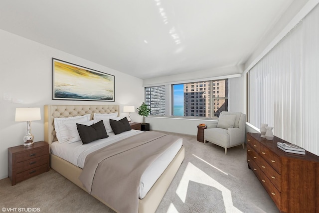 247 E Chestnut St Unit 1603, Chicago, IL 60611 - bedroom with light carpet