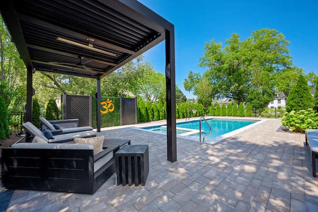 31 Concord Dr, Oak Brook, IL 60523 - swimming pool featuring a patio area and an outdoor hangout area