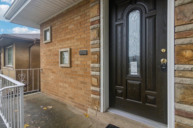 15123 Wabash Ave, South Holland, IL 60473 - entrance to property with brick siding