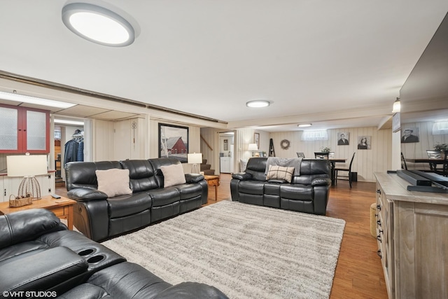 713 Sylviawood Ave, Park Ridge, IL 60068 - living room with wood finished floors and stairway