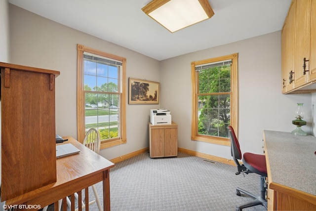18321 Country Ln, Lansing, IL 60438 - carpeted office featuring baseboards
