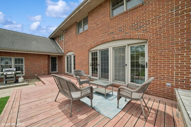 18321 Country Ln, Lansing, IL 60438 - view of wooden deck