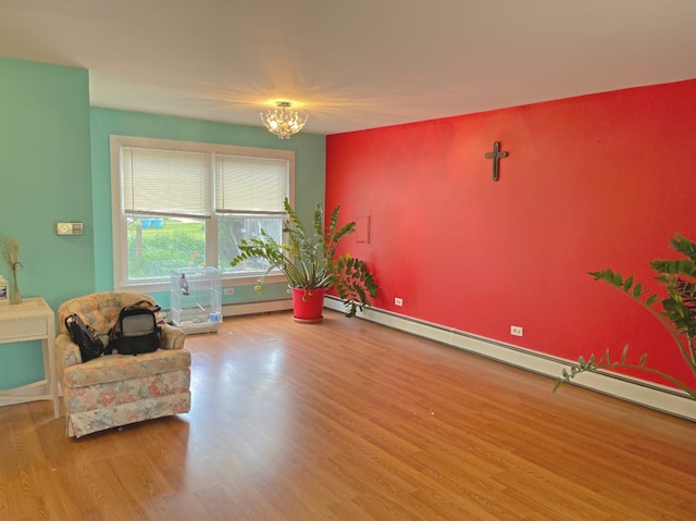 1908 Linden Ave, Waukegan, IL 60087 - living area with wood finished floors and a chandelier