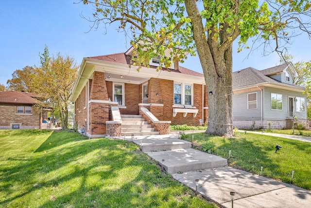 103 Grandview Ave, Lockport, IL 60441 - view of front of home with a front lawn and brick siding