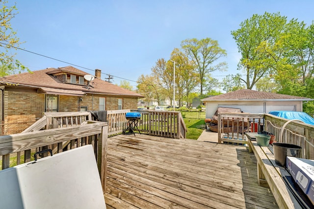 103 Grandview Ave, Lockport, IL 60441 - view of wooden deck