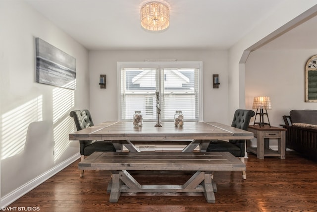 1080 E Prairie Ave, Des Plaines, IL 60016 - dining area with wood finished floors and baseboards