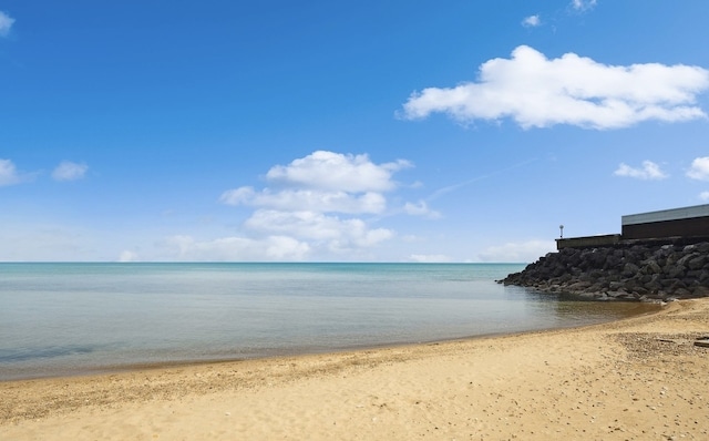 water view featuring nearby beach