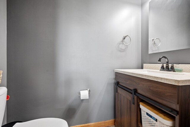 1020 Heron Cir, Joliet, IL 60431 - half bath featuring toilet and vanity