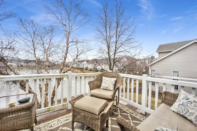 9056 W Heathwood Cir, Niles, IL 60714 - view of wooden terrace