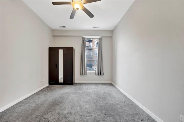 1910 S State St Unit 231, Chicago, IL 60616 - carpeted spare room featuring ceiling fan and baseboards
