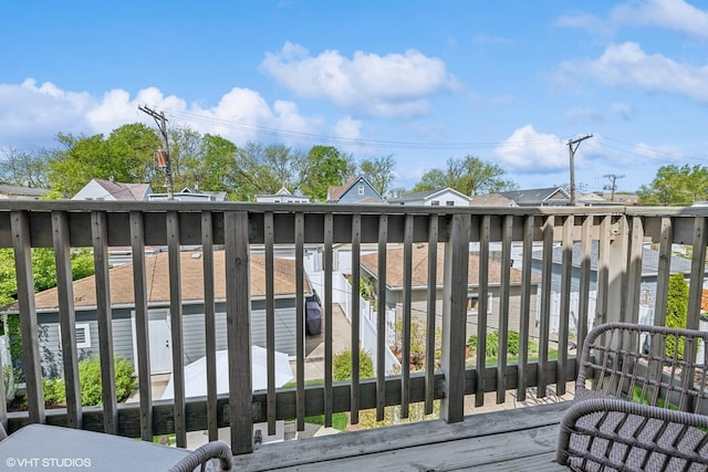 4328 N Ridgeway Ave, Chicago, IL 60618 - view of wooden deck