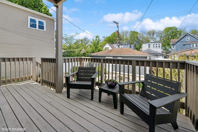 4328 N Ridgeway Ave, Chicago, IL 60618 - wooden deck with a residential view